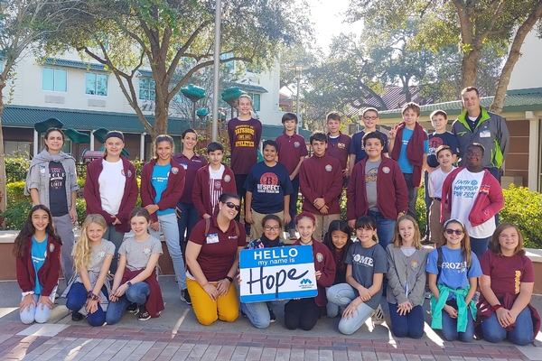 Schools in Tampa, FL - BCS students serving the community